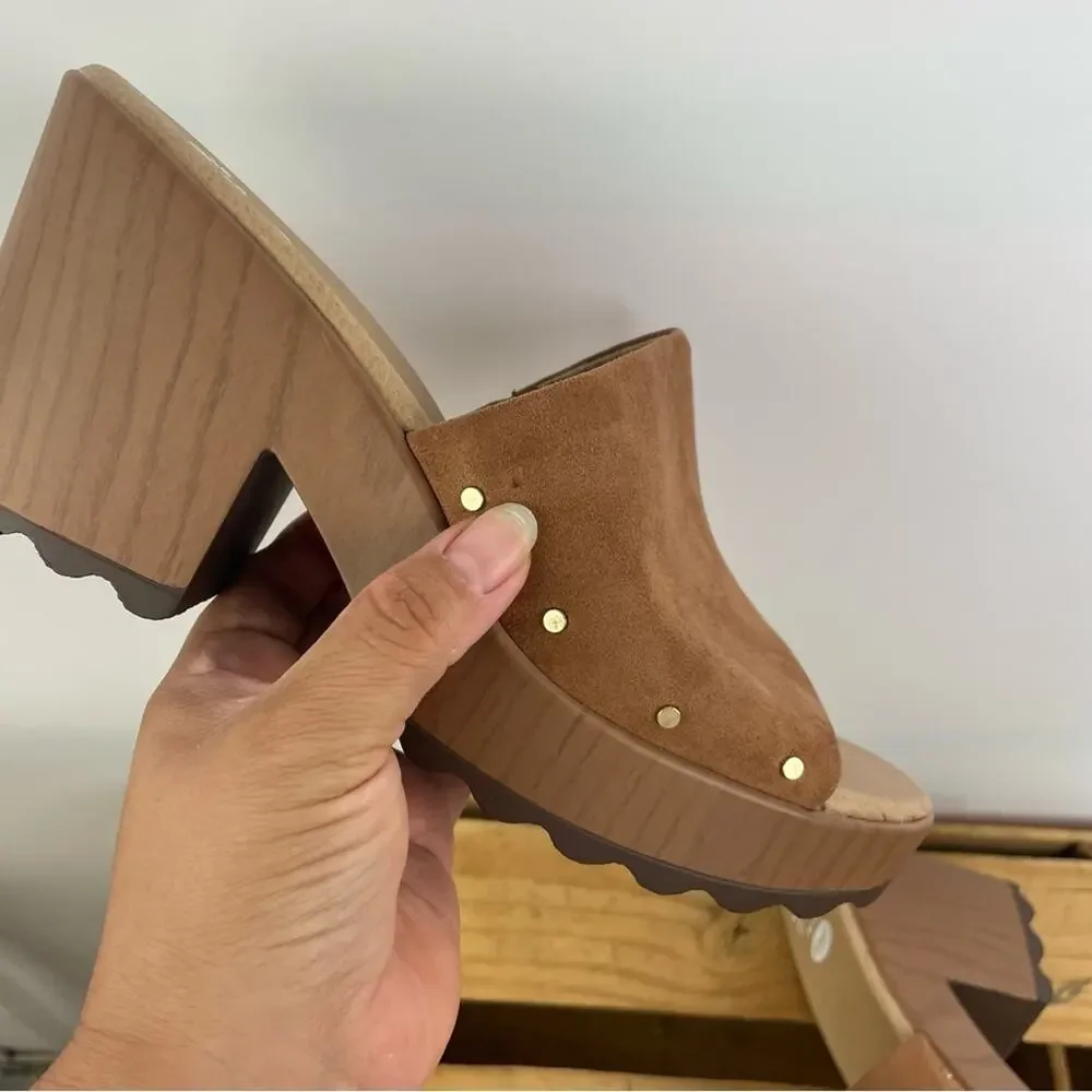 Dr. Scholl's Wake Up Slide Platform Sandals Women's size 9.5